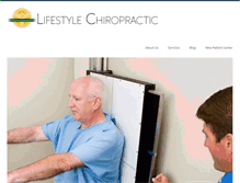 Tablet Screenshot of greenbaychiro.com